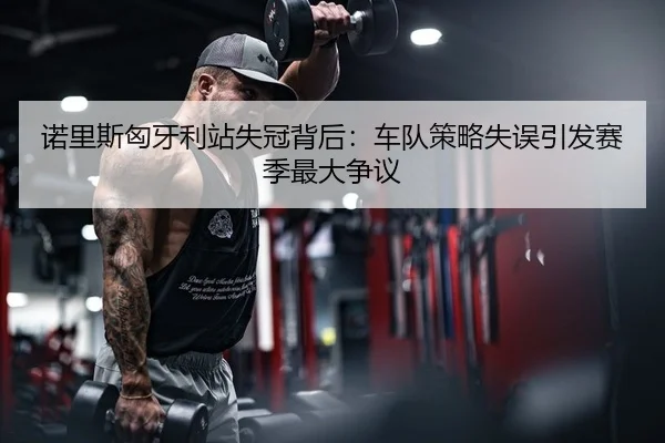 诺里斯匈牙利站失冠背后：车队策略失误引发赛季最大争议